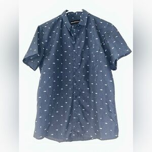 Molokai Surf Men’s Shark Casual Shirt